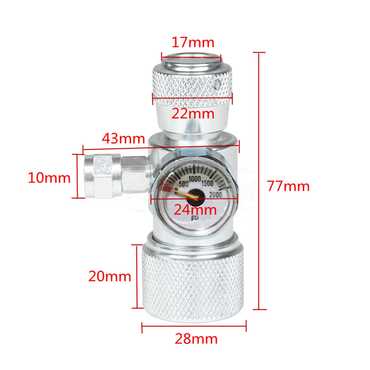 CO2-Moss-Plant-Fish-Aquarium-Single-Pressure-Gauge-Regulator-Manometer-Equipment-1268014