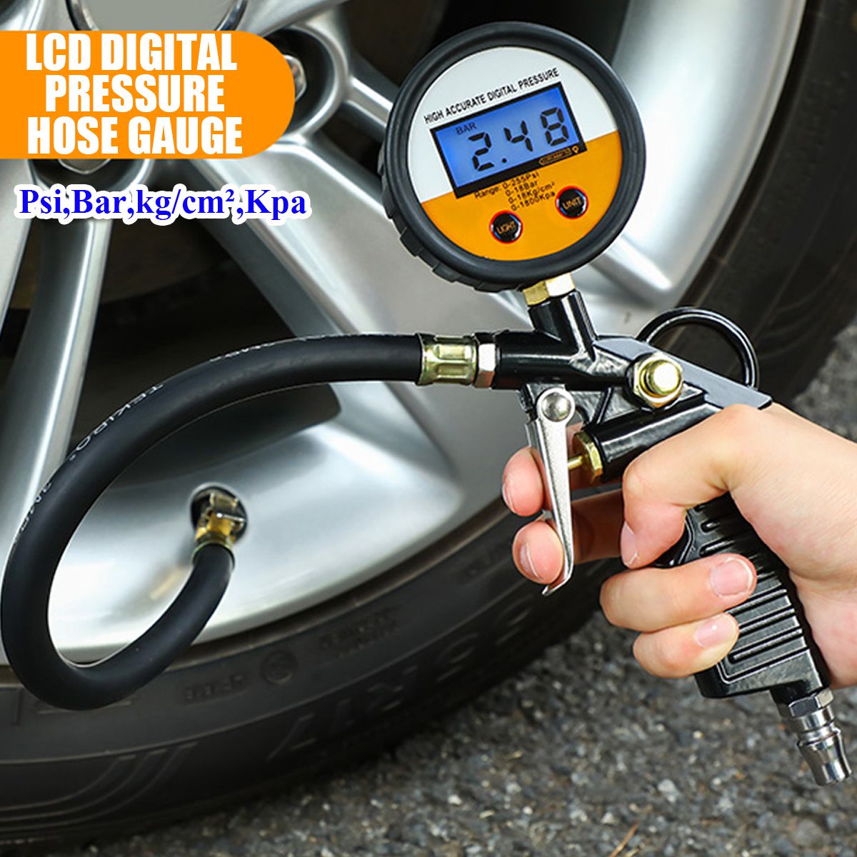 LCD-Digital-Pressure-Hose-Gauge-Car-Air-Tire-Tyre-Inflator-Compressor-1765729