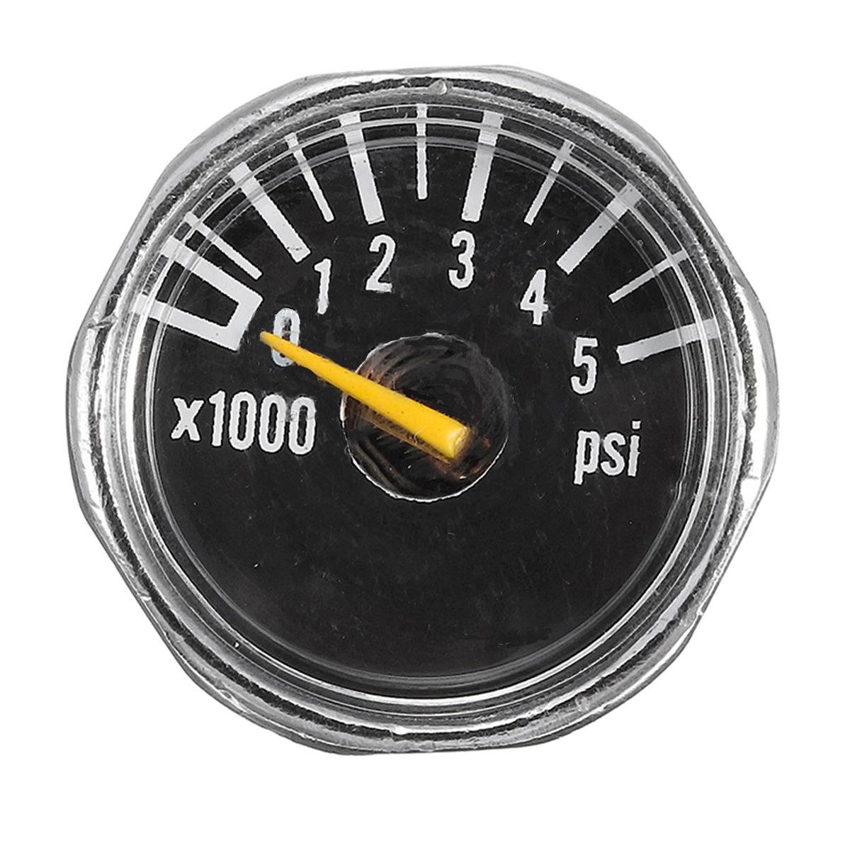 Micro-Gauge-1-inch-25mm-0-to-5000psi-High-Pressure-for-HPA-Paintball-Tank-CO2-PCP-1263873