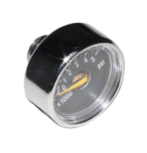 Micro-Gauge-1-inch-25mm-0-to-5000psi-High-Pressure-for-HPA-Paintball-Tank-CO2-PCP-1263873
