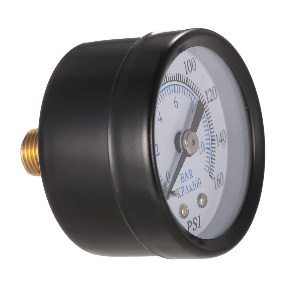 TS-40-10-18-Inch-160-Psi-0-10bar-Compressor-Compressed-Air-Pressure-Gauge-Small-Double-Scale-Measure-1443033