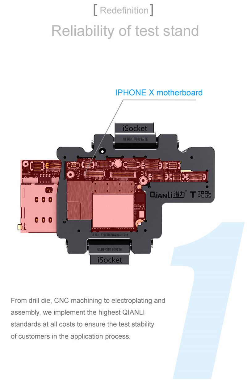 QIANLI-iSocket-Motherboard-Test-Fixture-IPHONEX-Double-deck-Motherboard-Function-Tester-Repair-Tool--1498311