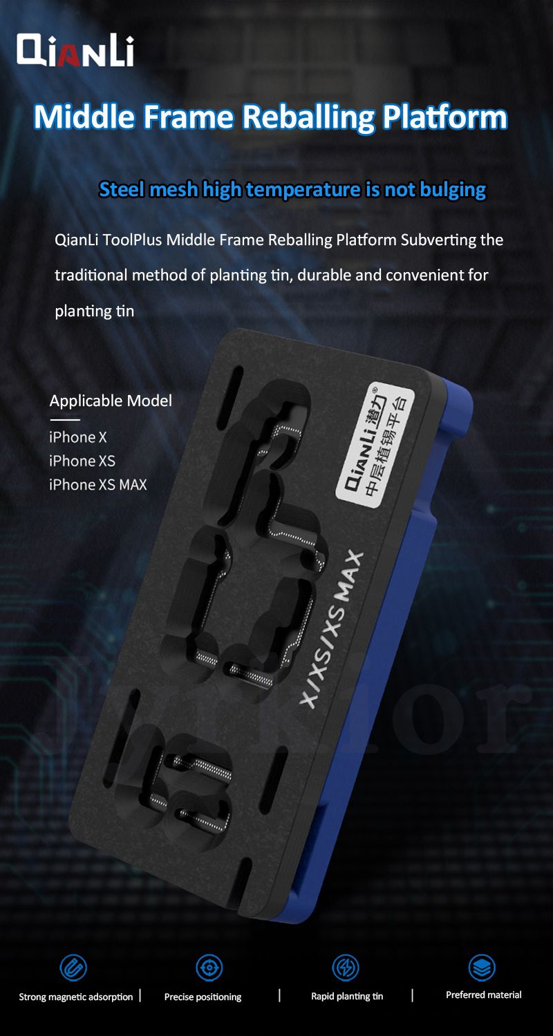 Qianli-3D-BGA-Reballing-Stencil-Platform-for-Phone-XXSMAX-11-Pro-Max-Motherboard-Middle-Layer-Planti-1712972