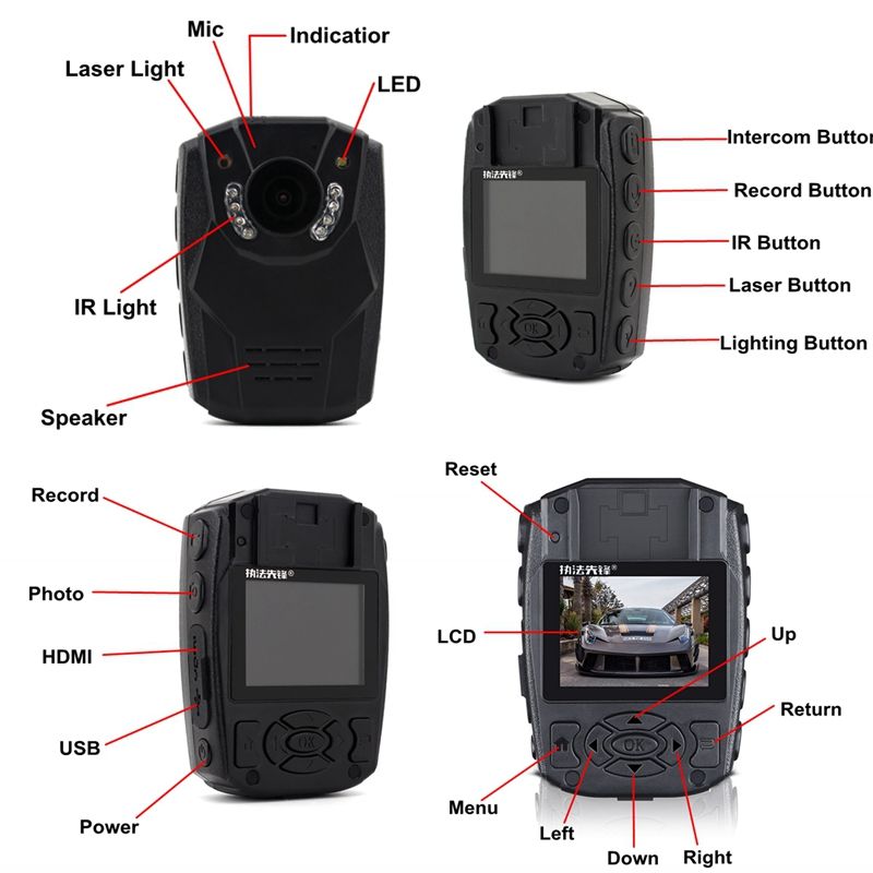 BOBLOV-S60-16G-2K-HD-150deg-Wide-Angle-GPS-Police-Body-Camera-Enforcement-Recorder-Night-Vision--6-h-1213259