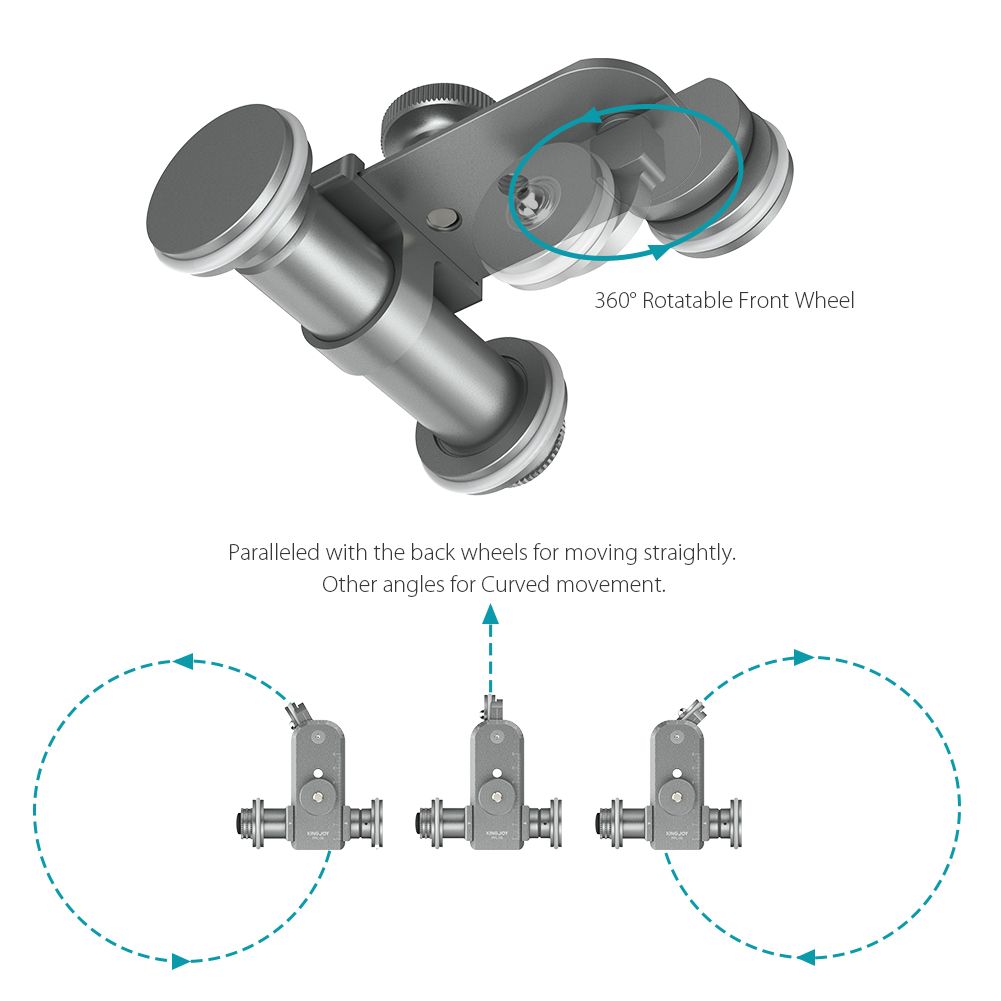 KINGJOY-PPL-06-Elelctric-Track-Slider-Dolly-Car-3-Wheel-Video-Pulley-Rolling-Skater-for-Sony-Cannon--1160354