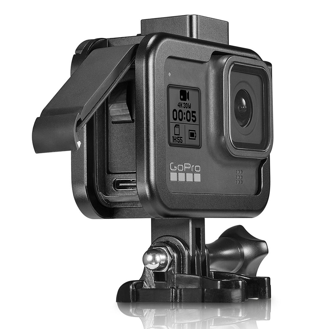 Metal-Protective-Case-Shell-Frame-with-Dual-Cold-Shoe-Mount-for-GoPro-Hero-8-Black-Action-Sports-Cam-1594649