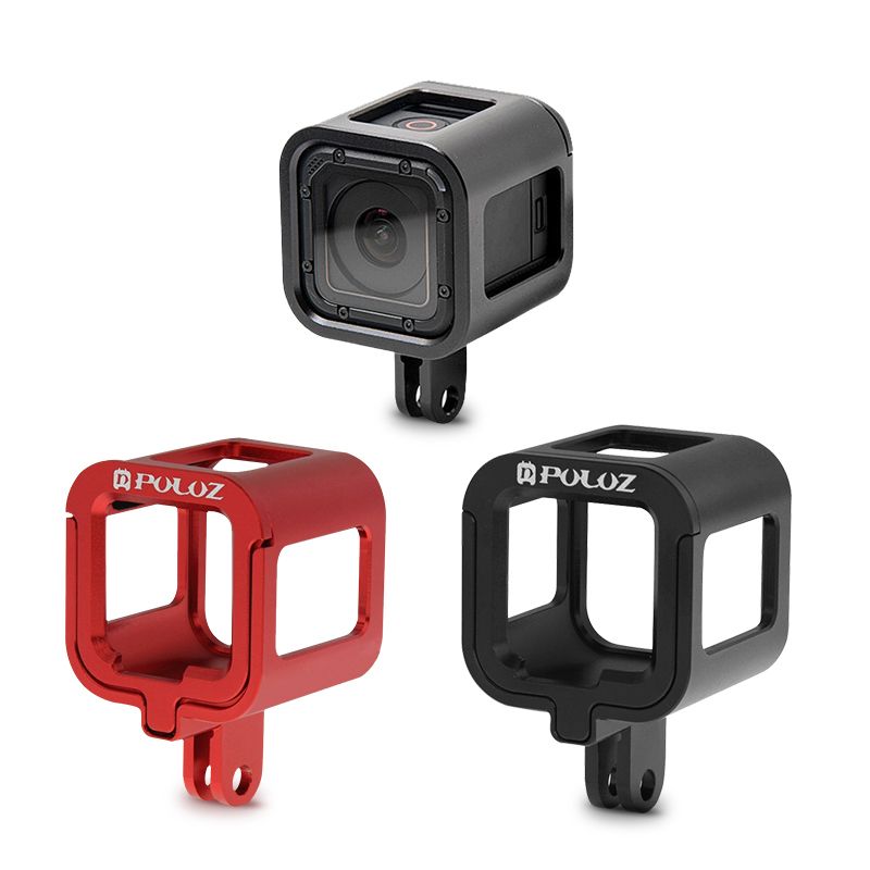 PULUZ-PU158-Housing-Shell-Aluminum-Alloy-Protective-Cage-Case-for-GoPro-HERO4-HERO-4-Session-1200358