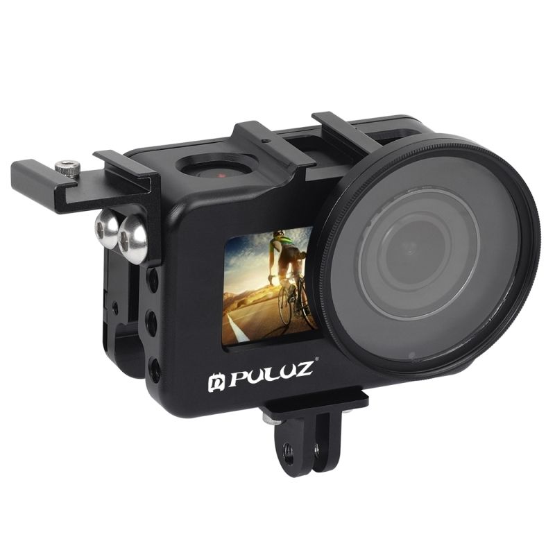 PULUZ-PU331B-Housing-Cage-Protective-Case-Frame-Shell-with-Cold-Shoe-Mount-for-DJI-OSMO-Action-Sport-1535682