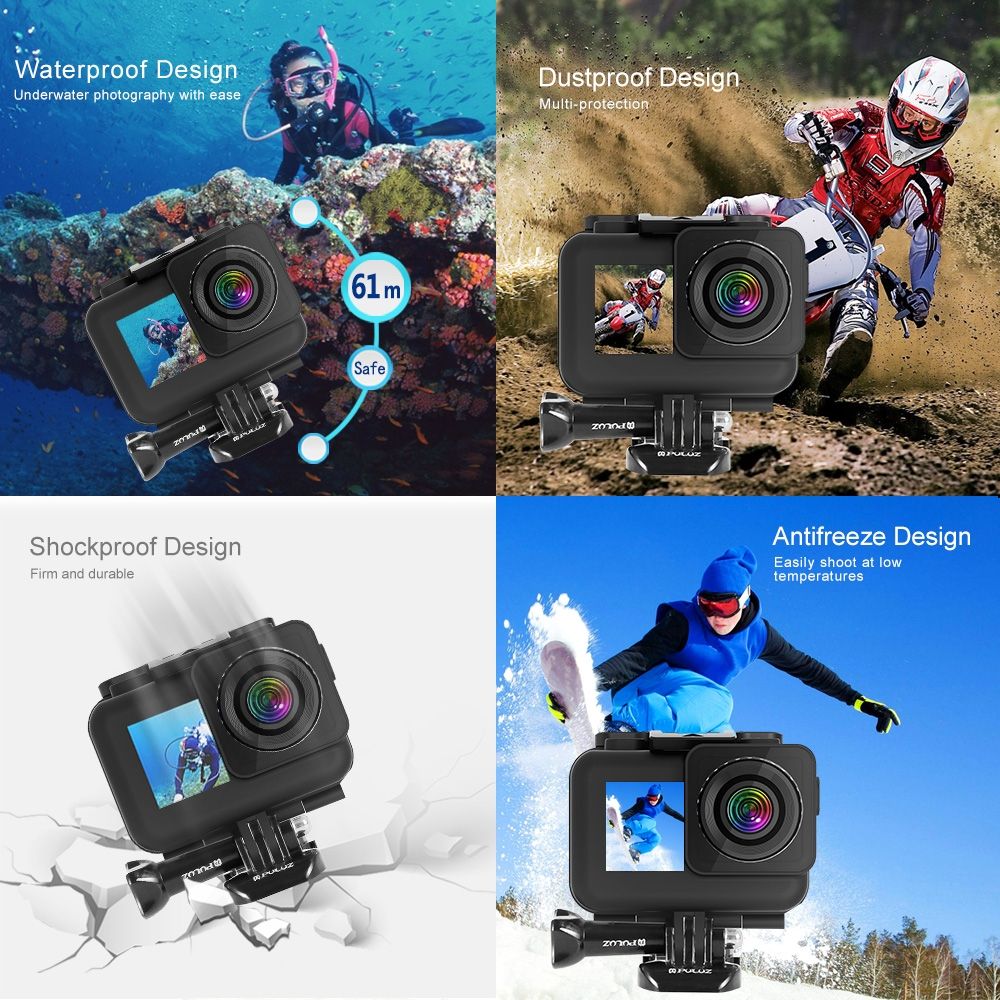 PULUZ-PU337B-61M-Waterproof-Shockproof-Protective-Frame-Case-Cage-for-GoPro-Hero-8-Black-Action-Spor-1608343