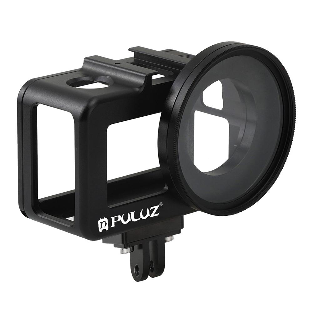 PULUZ-PU393B-Aluminum-Alloy-Protective-Shell-Case-Frame-with-UV-Lens-Filter-for-DJI-OSMO-Action-Spor-1513842