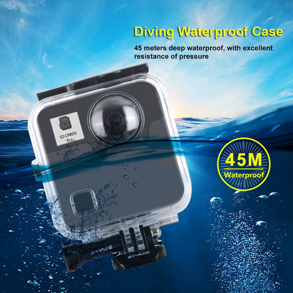 PULUZ-PU402-45M-Waterproof-Underwater-Diving-Protective-Case-Shell-for-GoPro-Fusion-Sports-Action-Ca-1574562