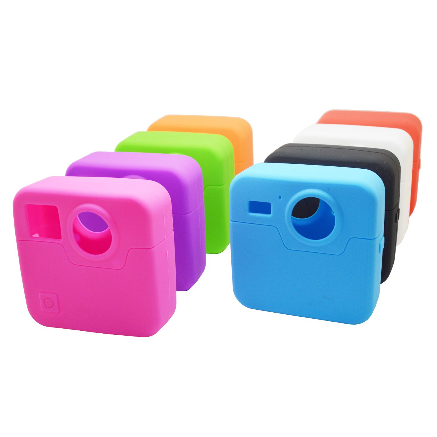 Silicone-Protective-Case-Skin-Cover-Camera-Accessories-for-GoPro-Fusion-360-Camera-8-Colors-1238129