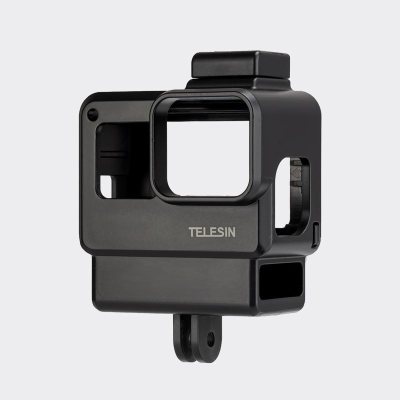 TELESIN-GP-FMS-008-Protective-Shell-Case-with-Cold-Shoe-Mount-for-GoPro-Hero-7-6-5-Black-Action-Spor-1581008