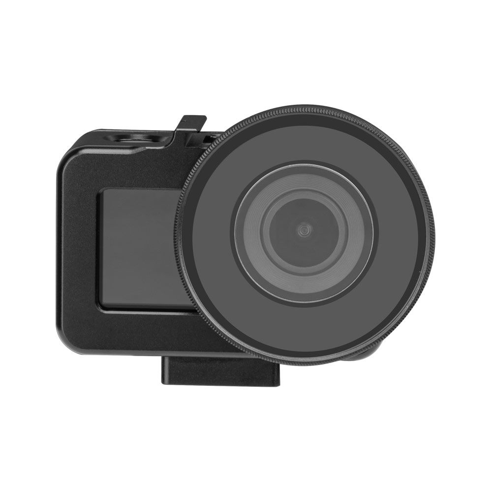 Telesin-OA-B001-Protective-Frame-Shell-Case-with-Cold-Shoe-Mount-52mm-UV-Filter-for-DJI--OSMO-Action-1543471