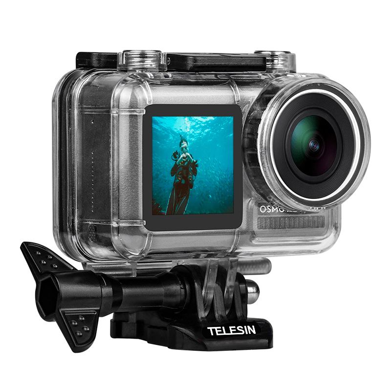 Telesin-OS-WTP-002-40M-Waterproof-Underwater-Diving-Protective-Case-Shell-for-DJI-OSMO-Action-Sports-1532375