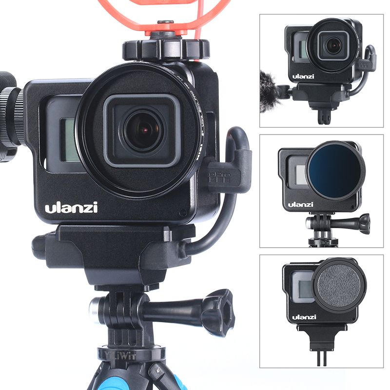 ULANZI-V3-Vlog-Metal-Protective-Cage-Case-for-Gopro-Hero-7-6-5-Action-Sports-Camera-Vlogging-Case-wi-1535725