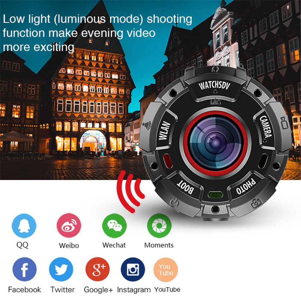 XANES-S222-HD-1080P-WIFI-Camera-Night-Vision-Vlog-Camera-Smart-Wristband-with-900mAh-Battery-30M-Wat-1310631