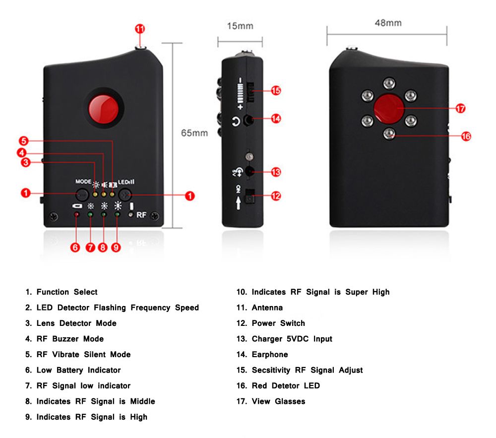 XANES-Wireless-Anti-thief-GPS-GSM-Signal-Tracker-Hidden-Camera-RF-Bug-Detect-Full-Range-1243865