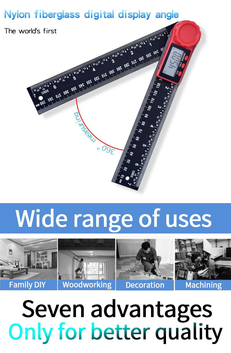 0-200mm-0-300mm-360-deg-LCD-Display-Carbon-Fiber-Digital-Angle-Ruler-Inclinometer-Electron-Goniomete-1526888