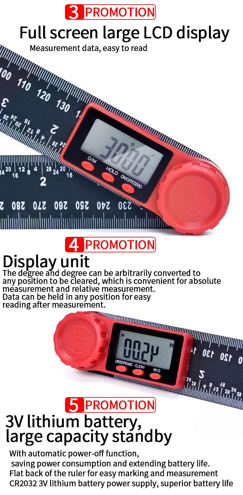 0-200mm-0-300mm-360-deg-LCD-Display-Carbon-Fiber-Digital-Angle-Ruler-Inclinometer-Electron-Goniomete-1526888