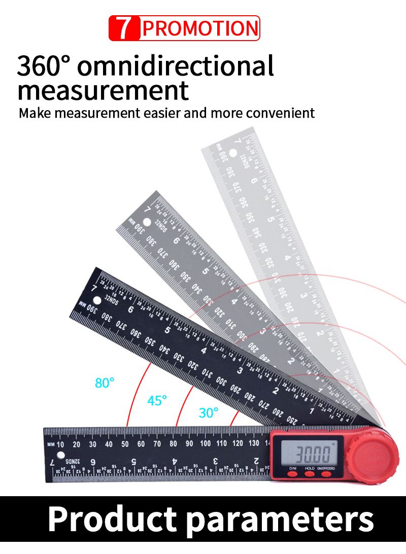 0-200mm-0-300mm-360-deg-LCD-Display-Carbon-Fiber-Digital-Angle-Ruler-Inclinometer-Electron-Goniomete-1526888