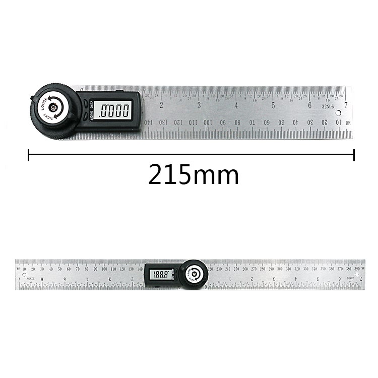 200mm-360deg-Digital-Display-Protractor-angle-finder-ruler-Inclinometer-Goniometer-Level-Measuring-T-1536403