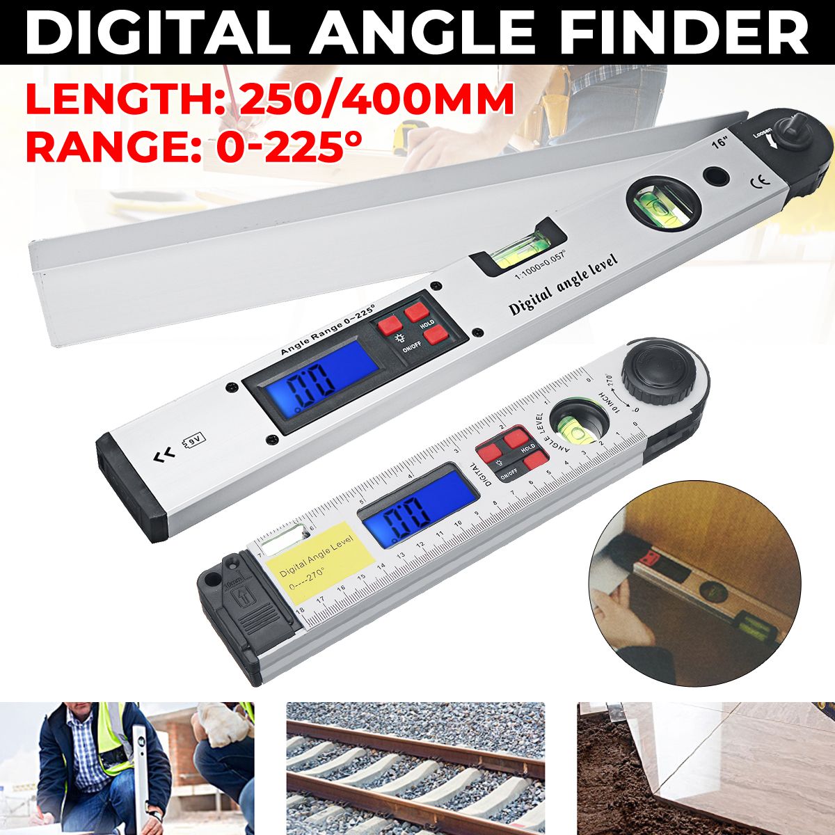 250400mm-Digital-Angle-Level-Meter-LCD-Display-0-225-Degree-for-Measuring-Roof-Angles-Fitting-Up-Win-1740234