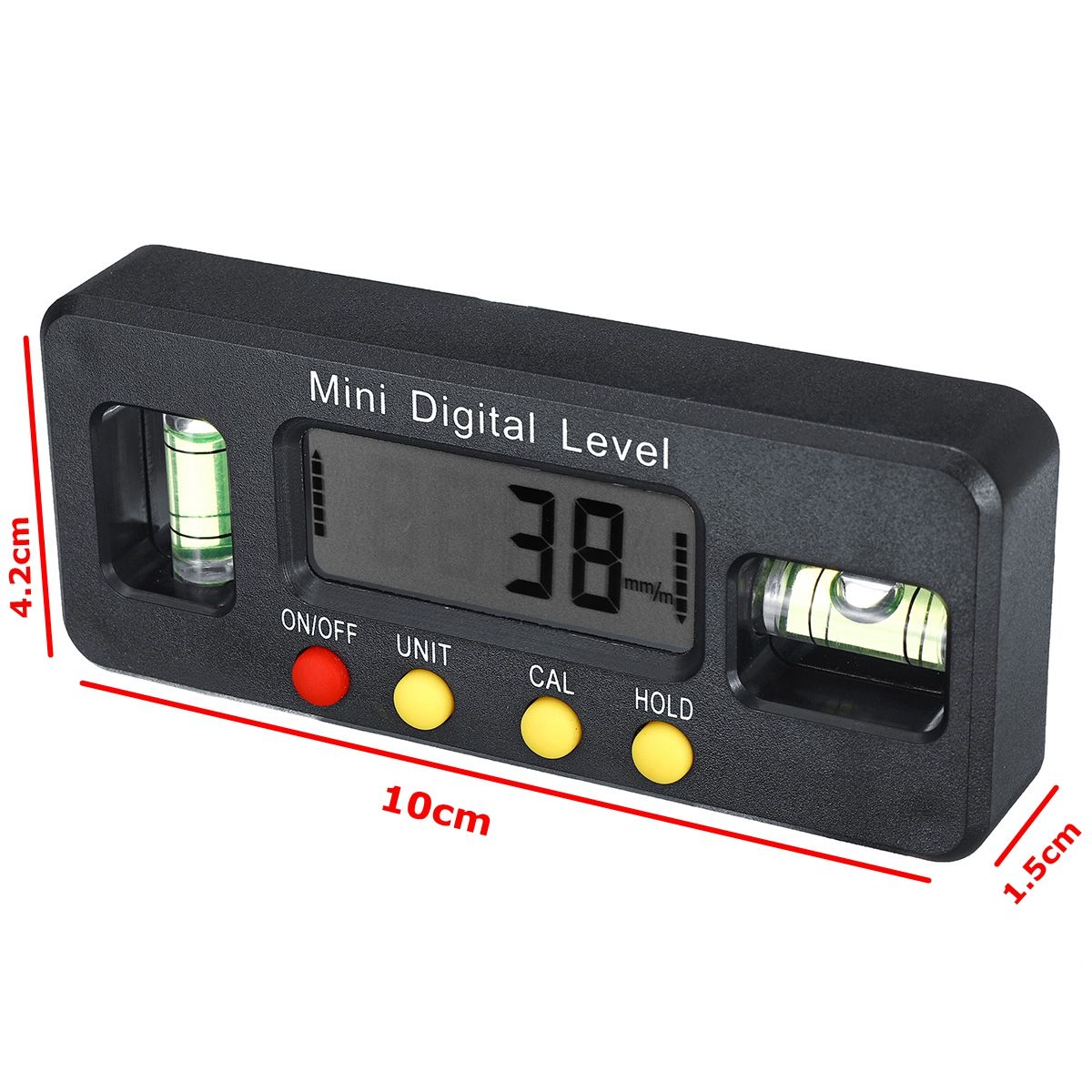 Electronic-Spirit-Level-Digital-Angle-Finder-Meter-Protractor-Gauge-4times90deg-150mm200mm-Range-1473181