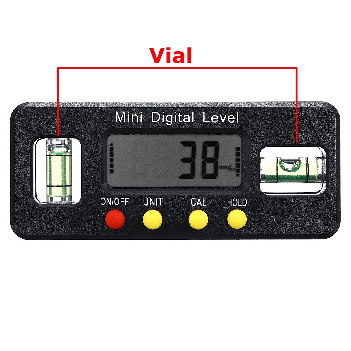 Electronic-Spirit-Level-Digital-Angle-Finder-Meter-Protractor-Gauge-4times90deg-150mm200mm-Range-1473181