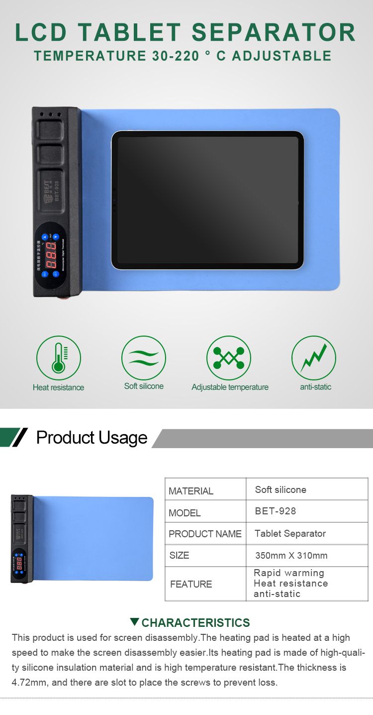 BEST-BET-928-110V220V-LCD-Phone-Tablet-Screen-Separator-Adjustable-Temperature-30-220-with-Heat-Resi-1511504