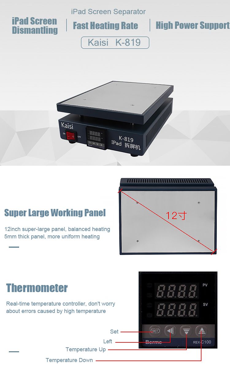 Kaisi-K-819-LCD-iPad-Phone-Screen-Separator-Heating-Platform-Plate-Glass-Removal-Phone-Repair-Machin-1438094