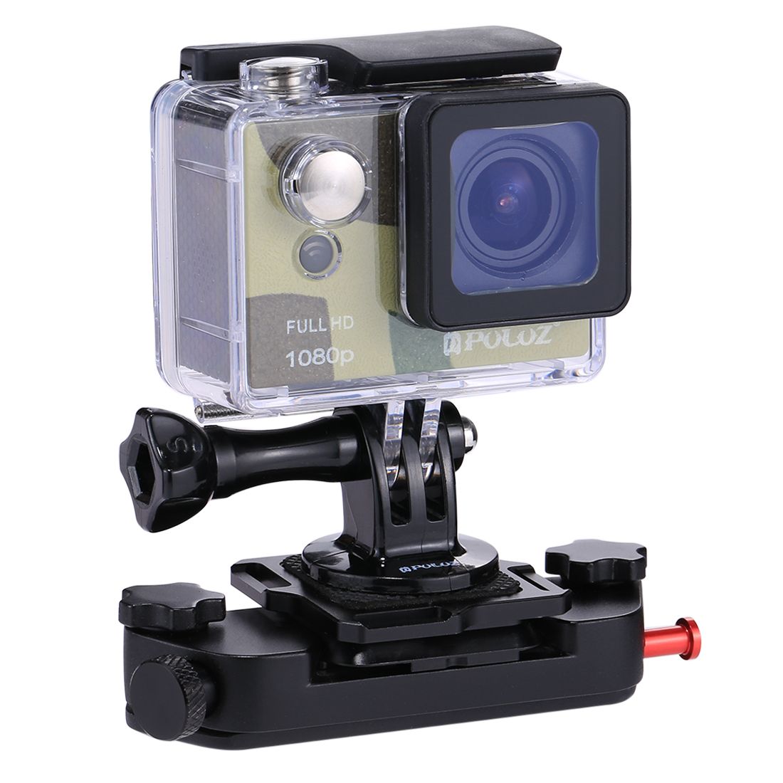 PULUZ-PU231-Camera-Clip-Aluminum-Alloy-Quick-Release-Clip-with-Plate-for-DSLR-Camera-1303779