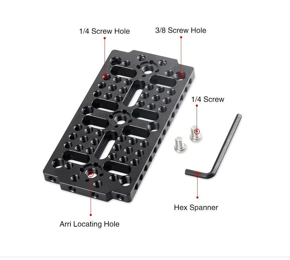 SmallRig-1681-Aluminum-Alloy-Multi-purpose-Camera-Cheese-Quick-Release-Plate-With-14-38-inch-Thread--1739784