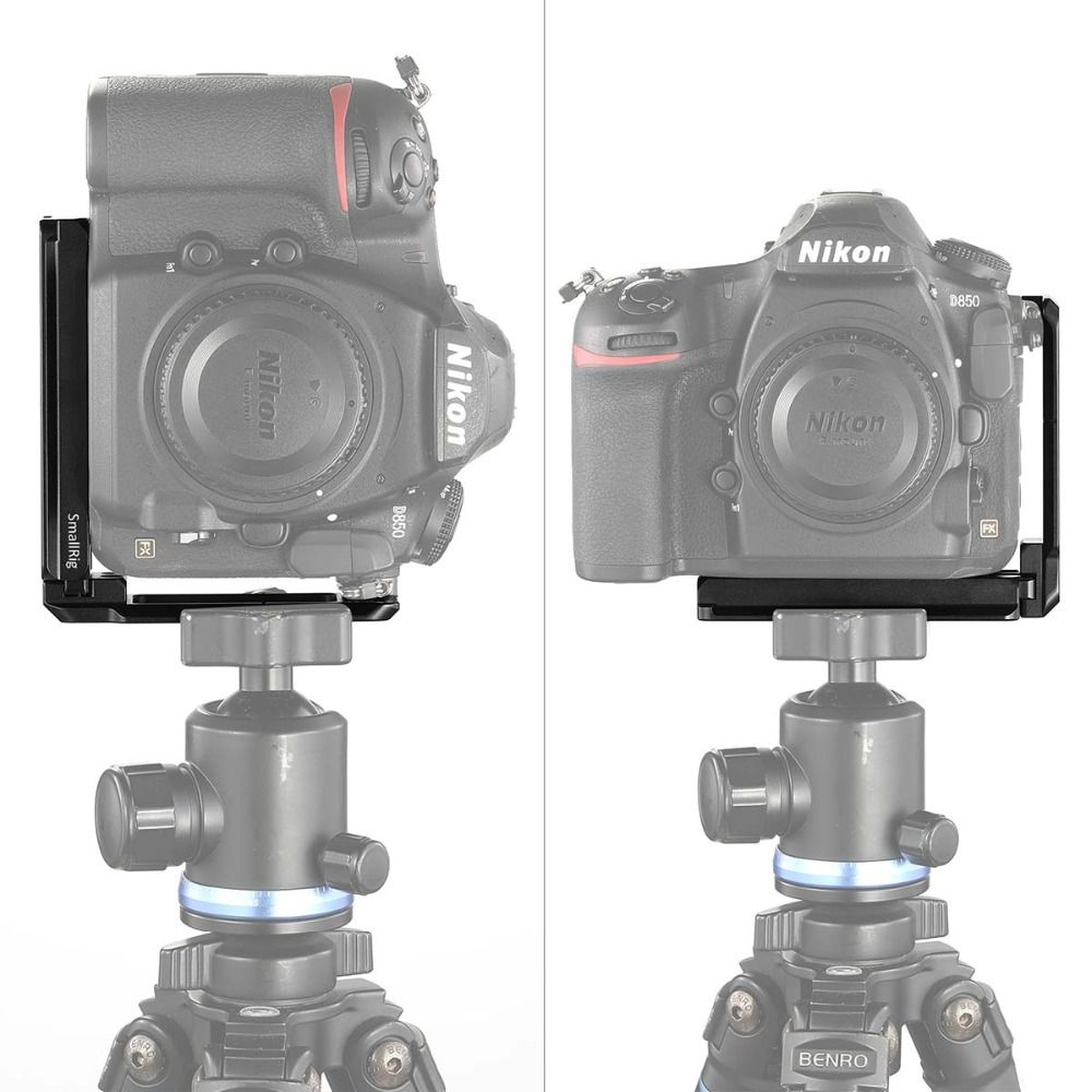 SmallRig-2232-D850-L-Bracket-Plate-for-Nikon-D850-Camera-Arca-Swiss-Type-Quick-Release-Tripod-Shooti-1725866