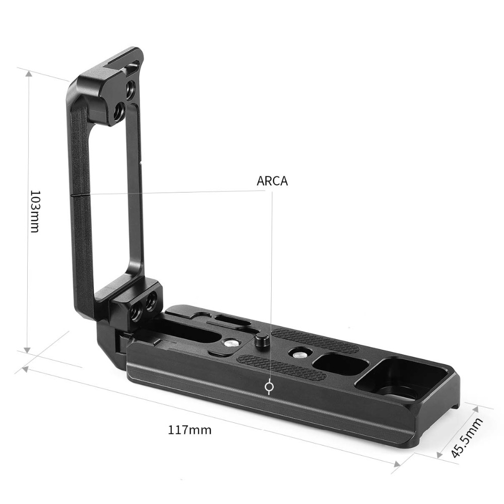 SmallRig-2232-D850-L-Bracket-Plate-for-Nikon-D850-Camera-Arca-Swiss-Type-Quick-Release-Tripod-Shooti-1725866