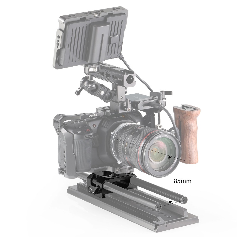 SmallRig-2266-Camera-Plate-Rig-Base-plate-Kit-for-Design-Pocket-Cinema-Camera-for-Manfrotto-501PL-Co-1741237