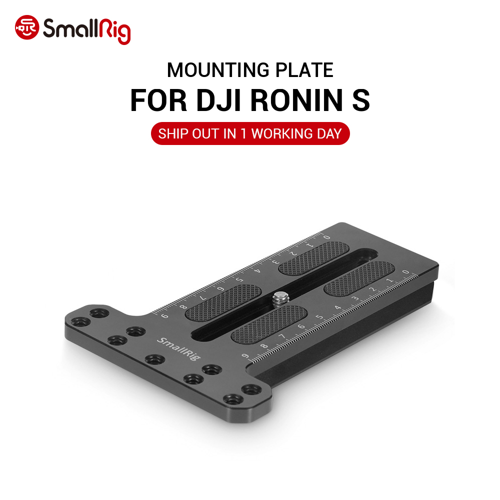 SmallRig-2308-Counterweight-Mounting-Plate-With-14quot-20-Threaded-Holes-for-DJI-Ronin-S-Gimbal-Stab-1729592