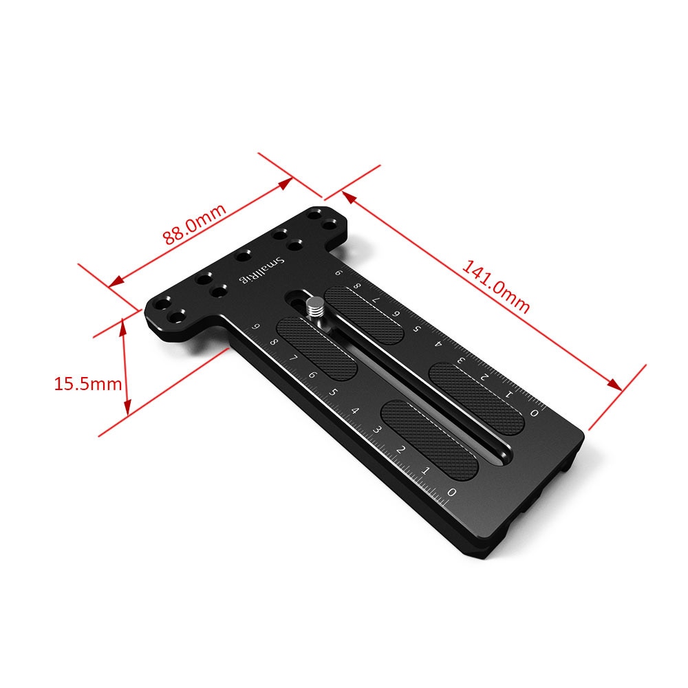 SmallRig-2308-Counterweight-Mounting-Plate-With-14quot-20-Threaded-Holes-for-DJI-Ronin-S-Gimbal-Stab-1729592