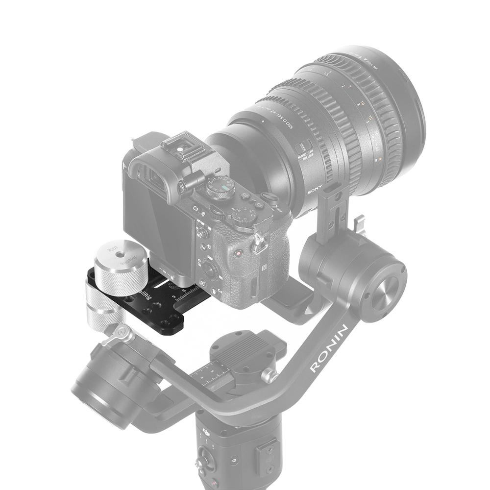 SmallRig-2308-Counterweight-Mounting-Plate-With-14quot-20-Threaded-Holes-for-DJI-Ronin-S-Gimbal-Stab-1729592