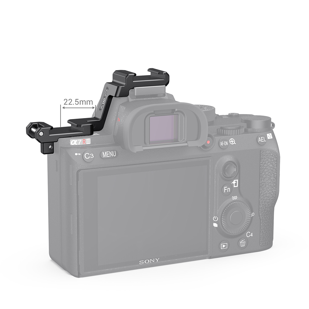 SmallRig-2662-A7-III-Camera-Shoe-Mount-Cold-Shoe-Extension-Plate-for-Sony-A7III-A7R-III-for-LED-Mic--1739939