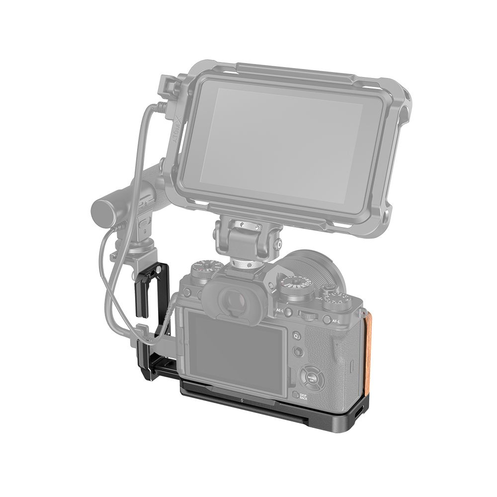 SmallRig-2811-XT4-Camera-L-Plate-L-Bracket-for-FUJIFILM-X-T4-Camera-Wooden-Side-Grip-Arca-Compatible-1767166