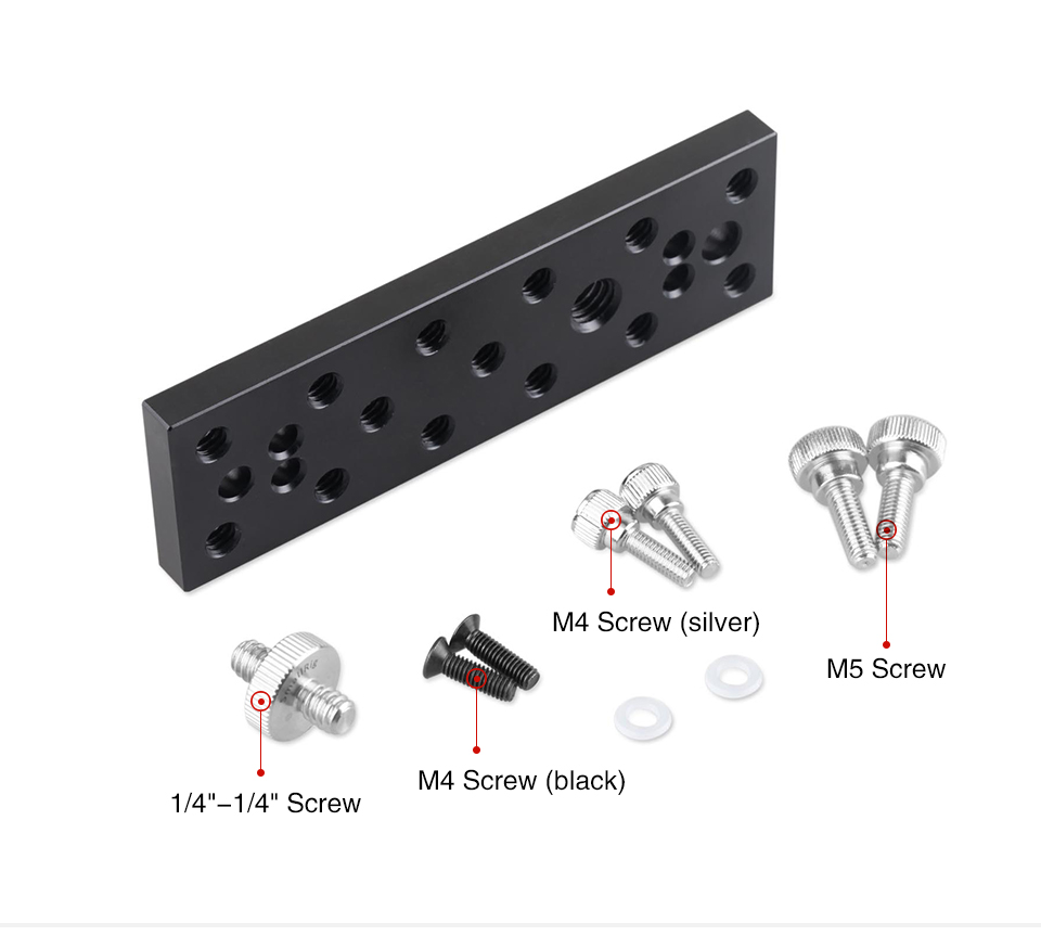 SmallRig-904-Multi-function-Mounting-Plate-Cheese-Plate-with-14-38-inch-Connections-for-Sony-F970-F5-1739882