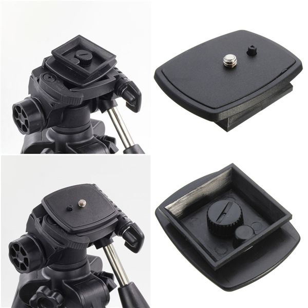 Yunteng-Tripod-Quick-Release-Plate-Screw-Adapter-Mount-Head-For-DSLR-SLR-Digital-Camera-997833