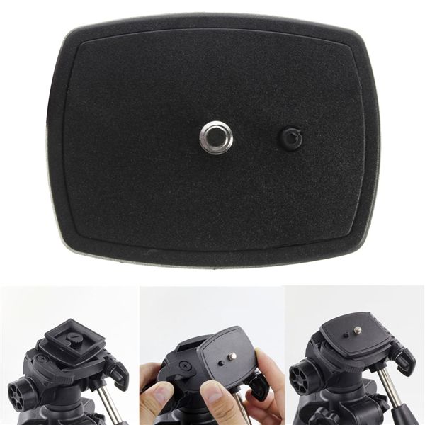 Yunteng-Tripod-Quick-Release-Plate-Screw-Adapter-Mount-Head-For-DSLR-SLR-Digital-Camera-997833