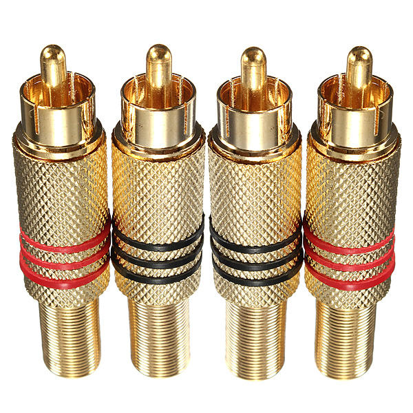 4Pcs-Gold-Plated-RCAPhono-Male-Plug-Connectors-Cable-Protector-936477