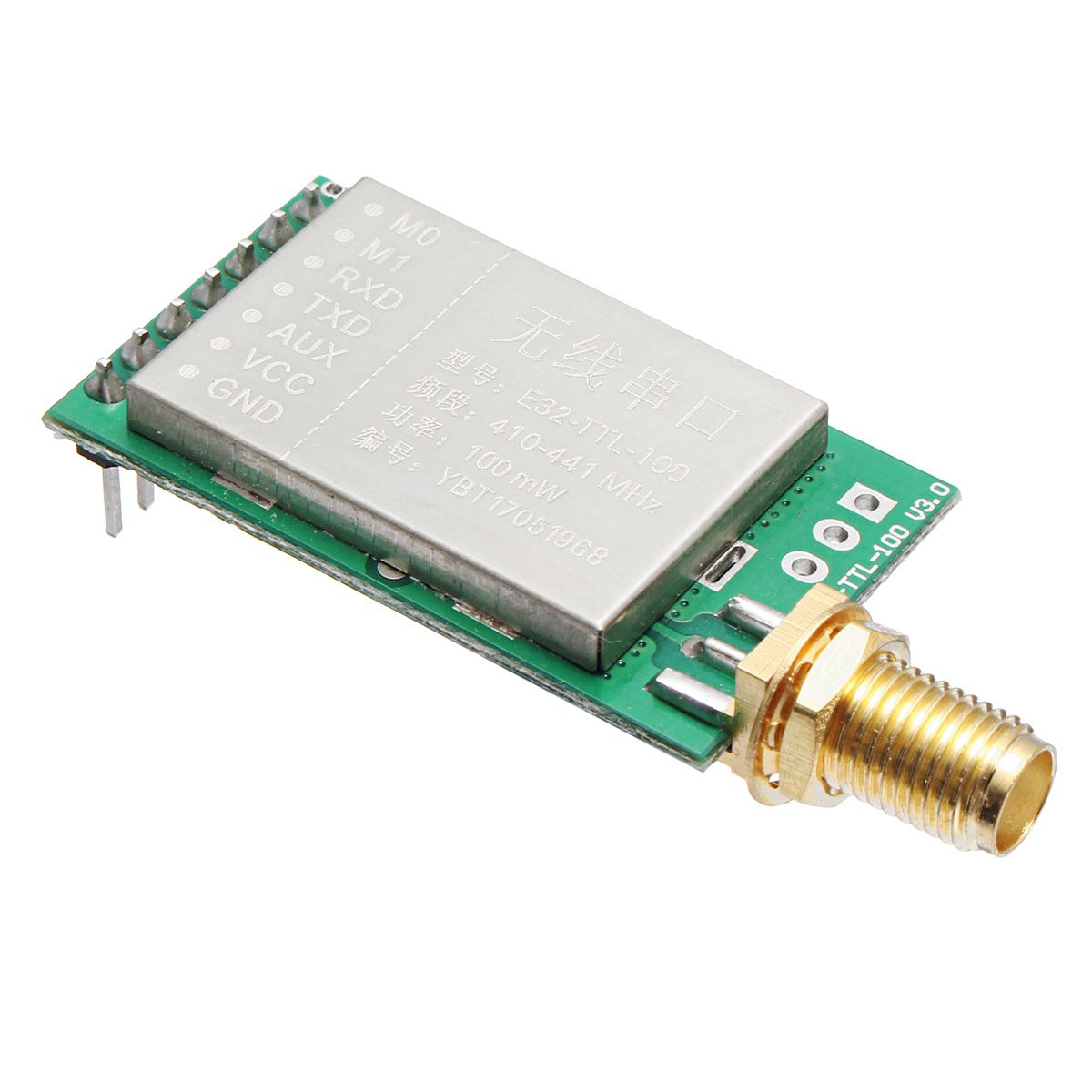 433MHz-E32-TTL-100-LoRa-SX1278SX1276-433M-RF-FCC-CE-UART-USART-Wireless-Transceiver-Module-1172989