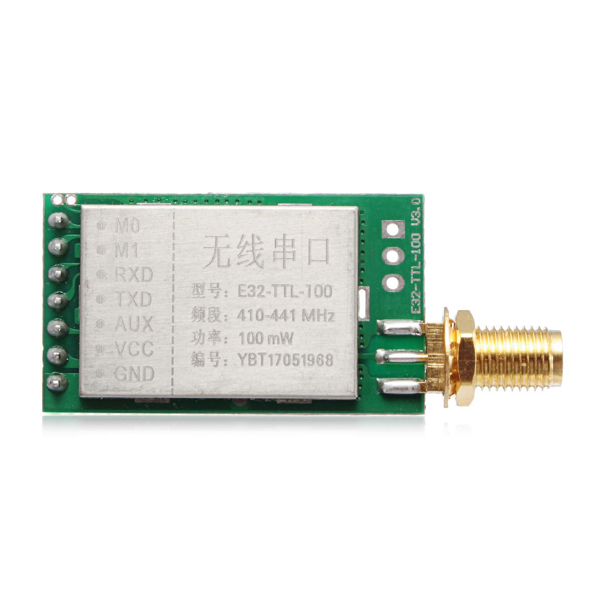 433MHz-E32-TTL-100-LoRa-SX1278SX1276-433M-RF-FCC-CE-UART-USART-Wireless-Transceiver-Module-1172989