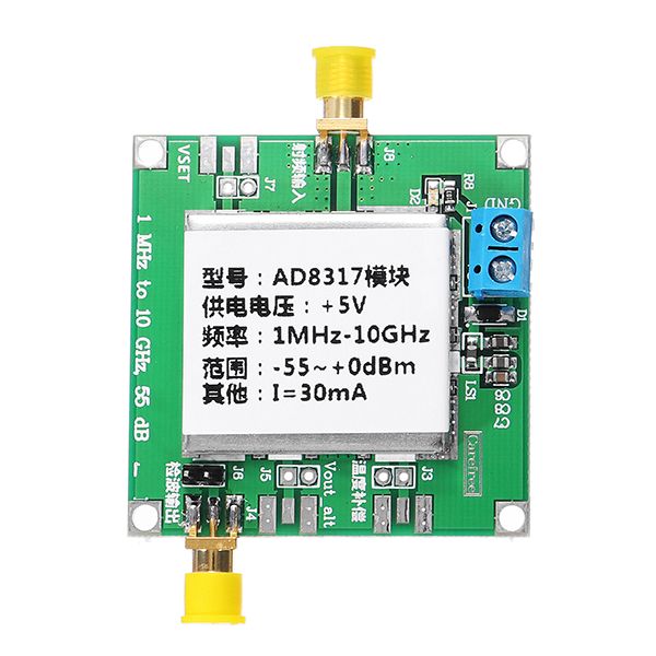 DC5V-AD8317-Module-RF-Power-Meter-Logarithmic-Detector-Power-Controller-Signal-Amplifier-Fm-HF-VHF-1238246