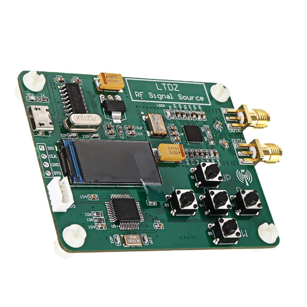 Geekcreitreg-LTDZ-MAX2870-STM32-235-6000Mhz-Signal-Source-Module-USB-5V-Power-Frequency-and-Sweep-Mo-1696744