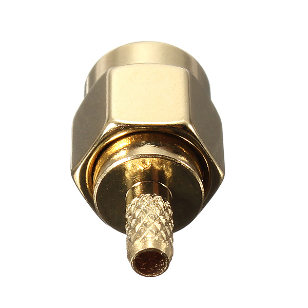 Brass-RP-SMA-Male-Plug-Center-Window-Crimp-Cable-RF-Adapter-Connector-929721
